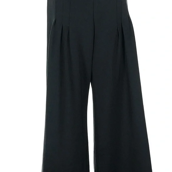 Celestine Elegant Black Wide-Leg Trousers - Picture 5 of 6